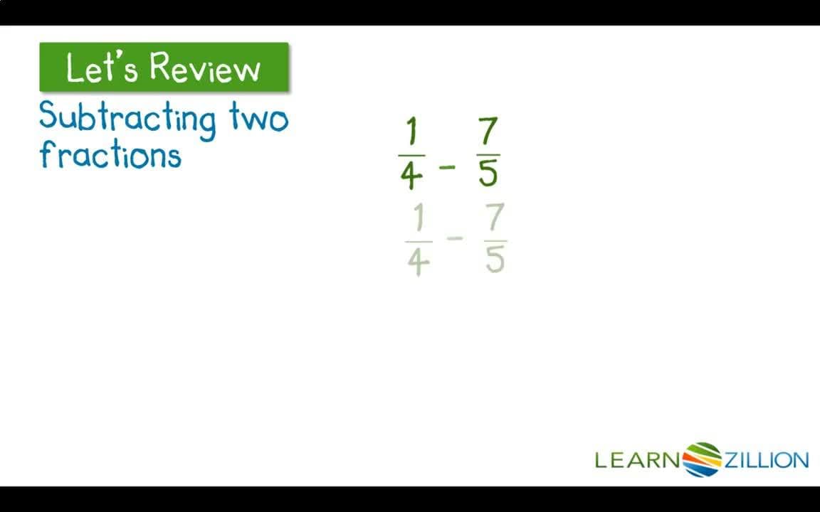 Subtracting Rational Expressions