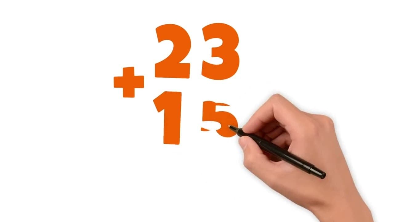 2-Digit Addition: What is 23 + 15?