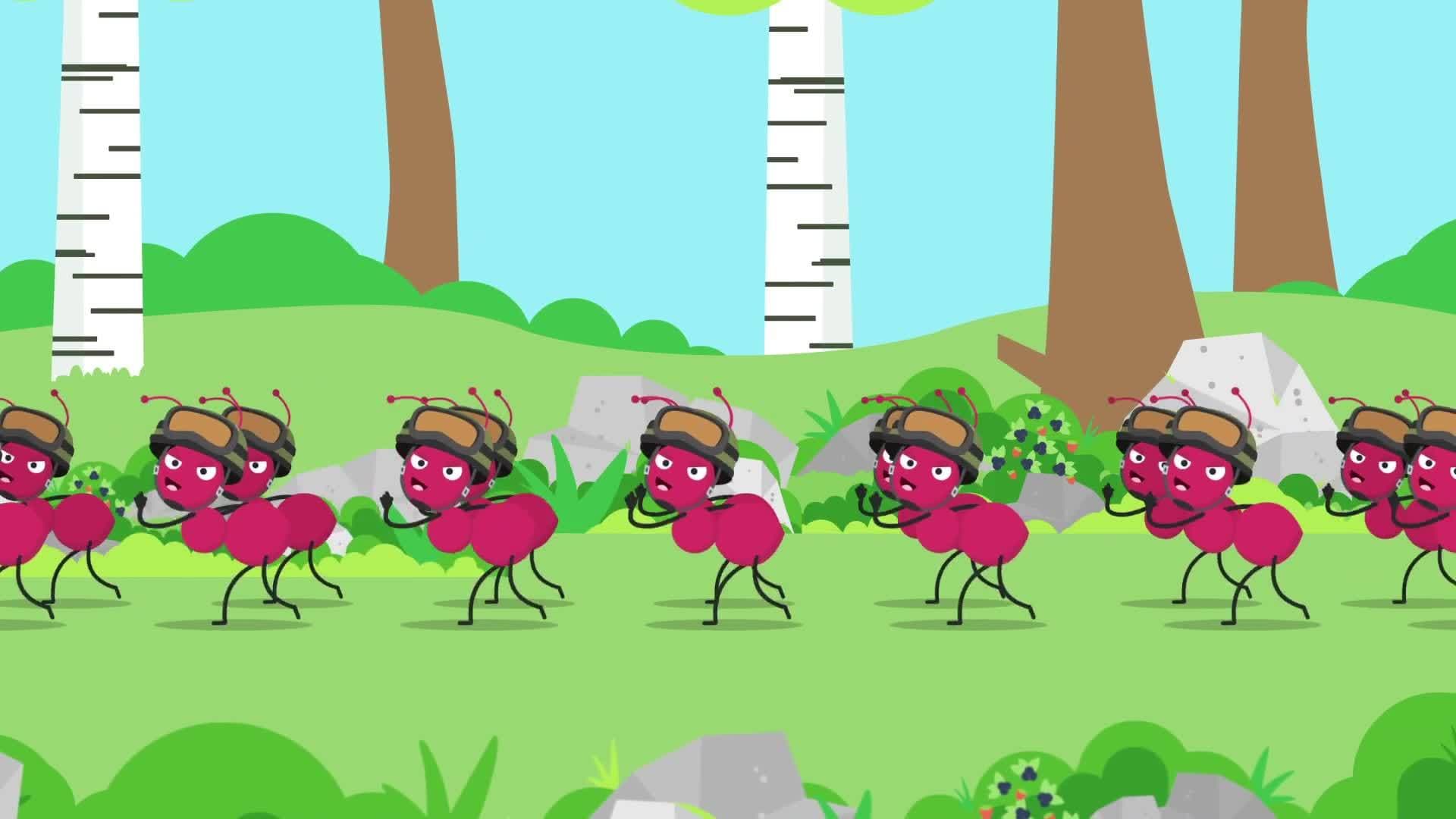 The Ants Go Marching 🐜🐜 | Simple Songs for Kids | Lingokids