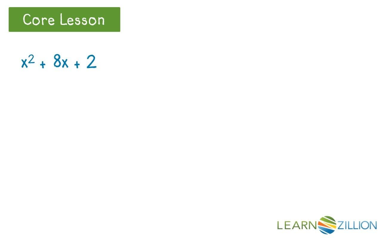 Completing the Square in Quadratic Expressions