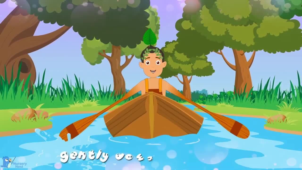 Row Row Row Your Boat Nursery Rhyme