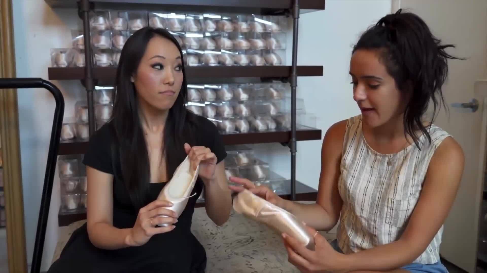 How Pointe Shoes Are Made and What's Inside Them with @Miss Auti