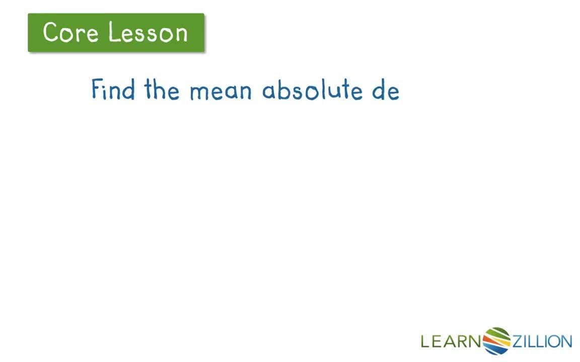 Describing Data Distribution with Mean Absolute Deviation