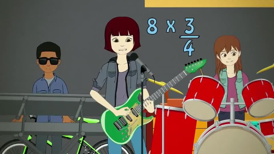 Multipling Whole Numbers by Fractions