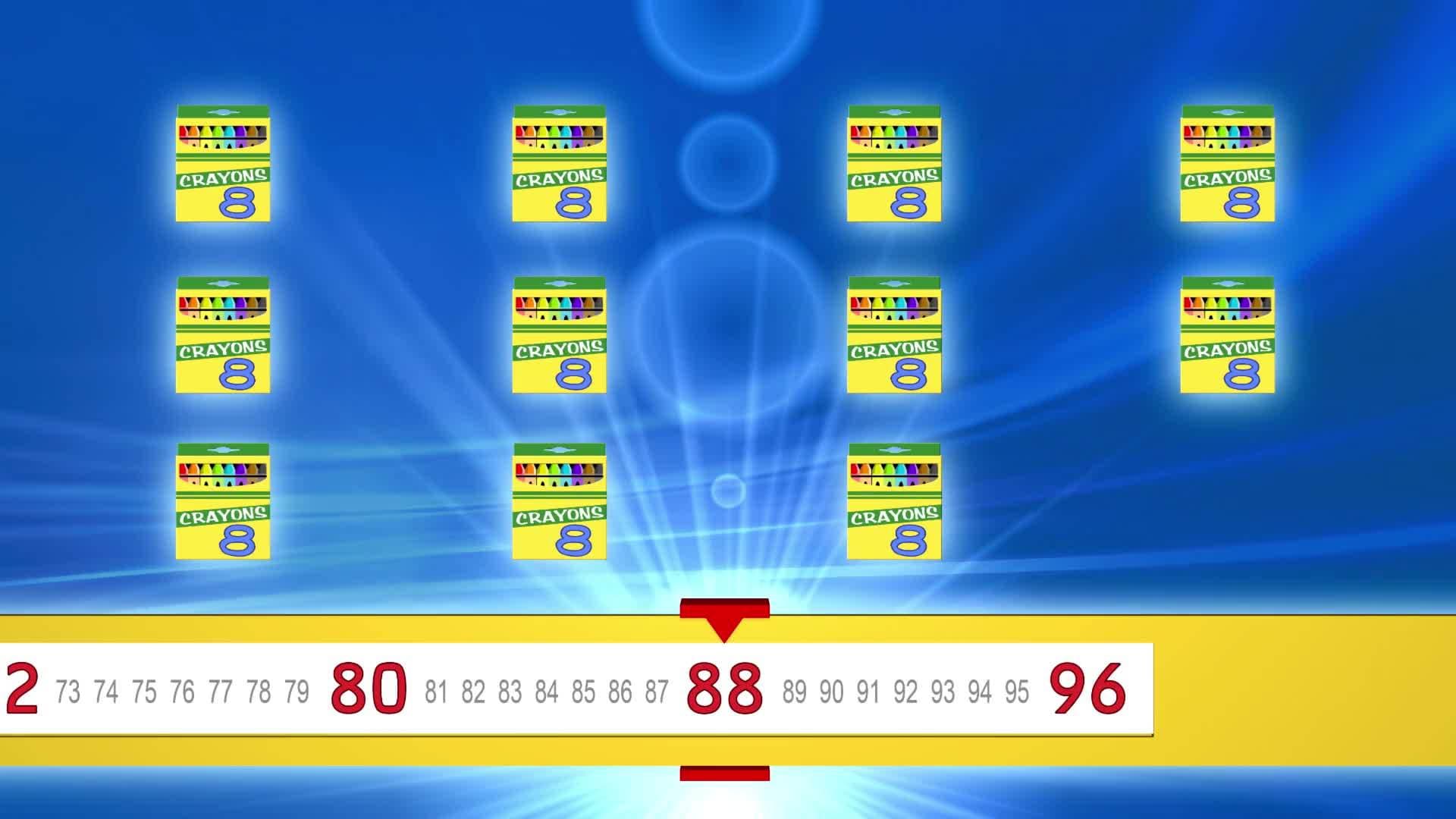 Skip Counting - Counting in 8's