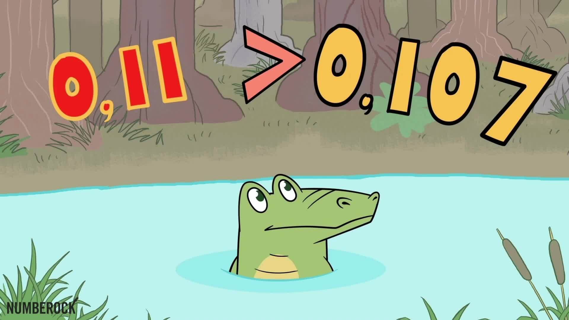 Menor Que Mayor Que Decimales