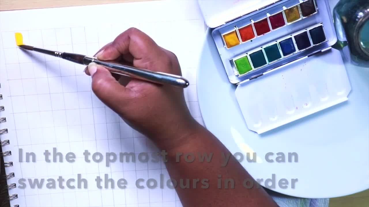 How to Make a Color Mixing Chart