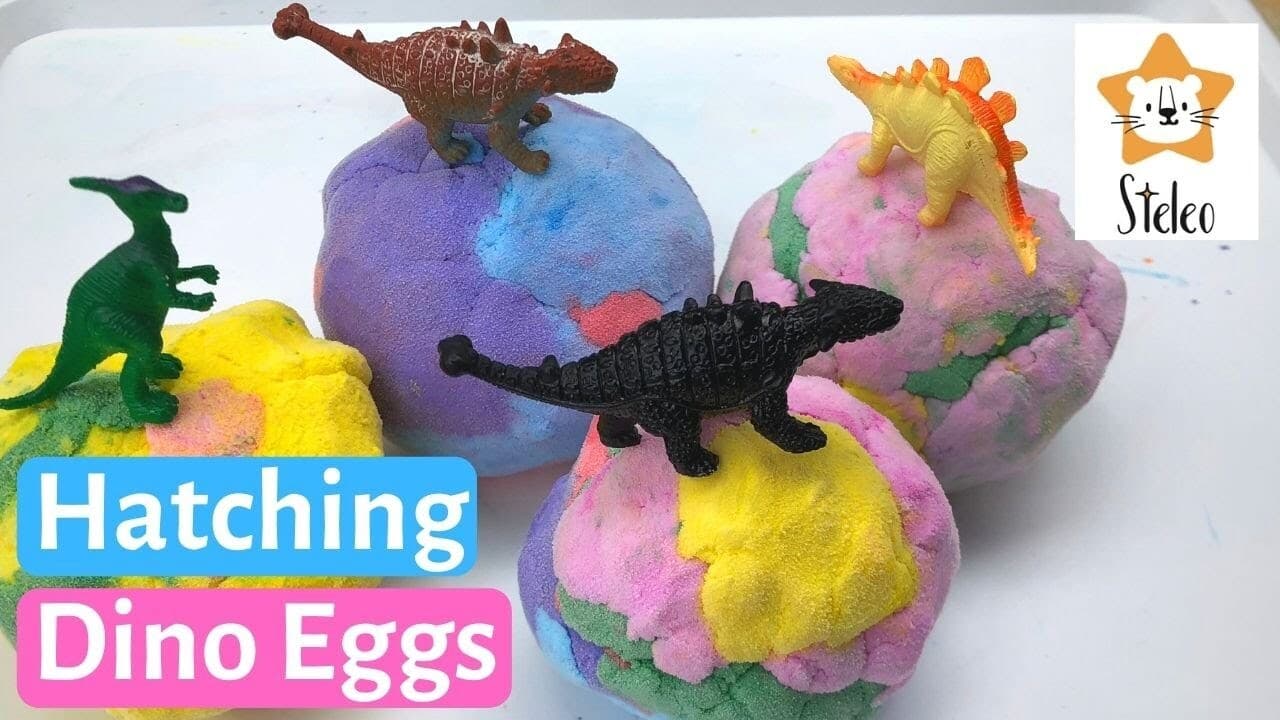 Hatching Dinosaur Eggs Experiment
