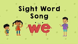 Introduction to sight word - We