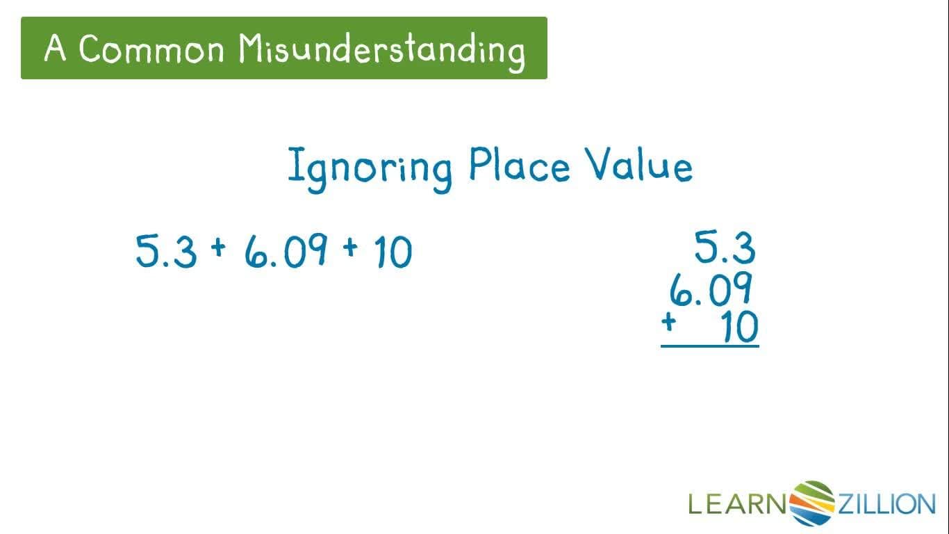 Efficiently Adding Decimals Using the Standard Algorithm
