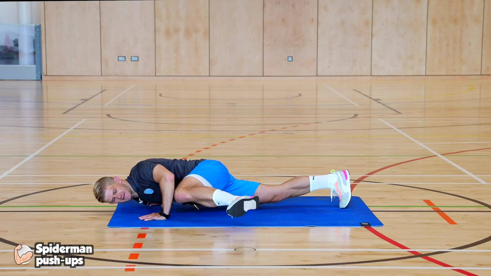 Fitness - Spiderman push-ups