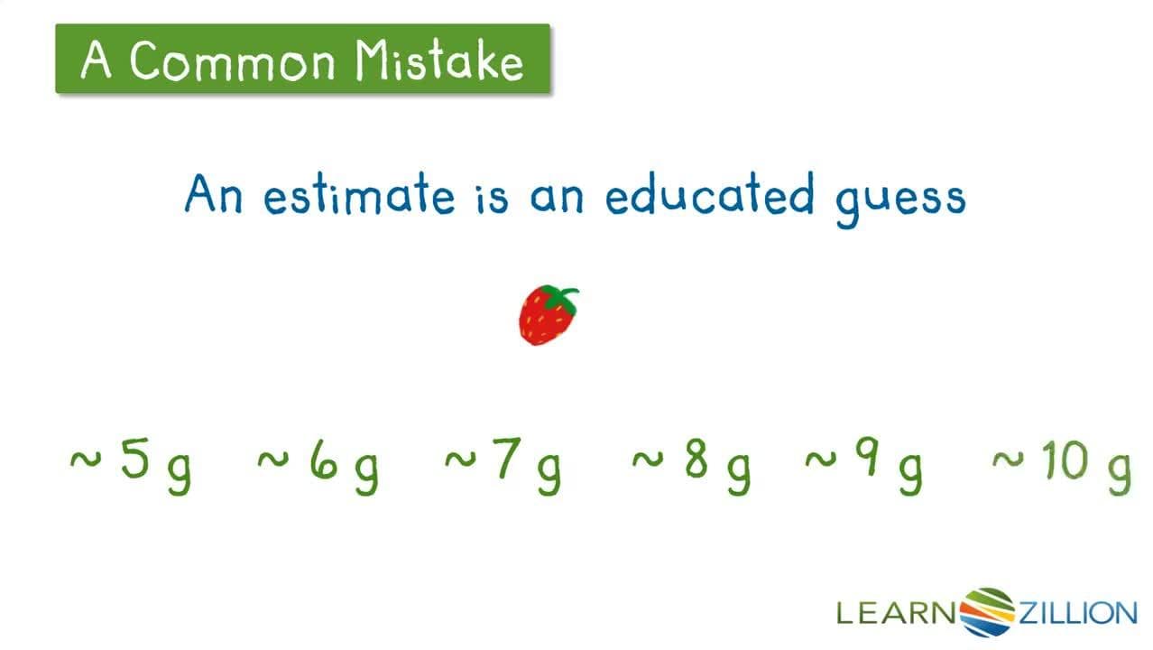 Estimating Mass in Kilograms Using Benchmarks