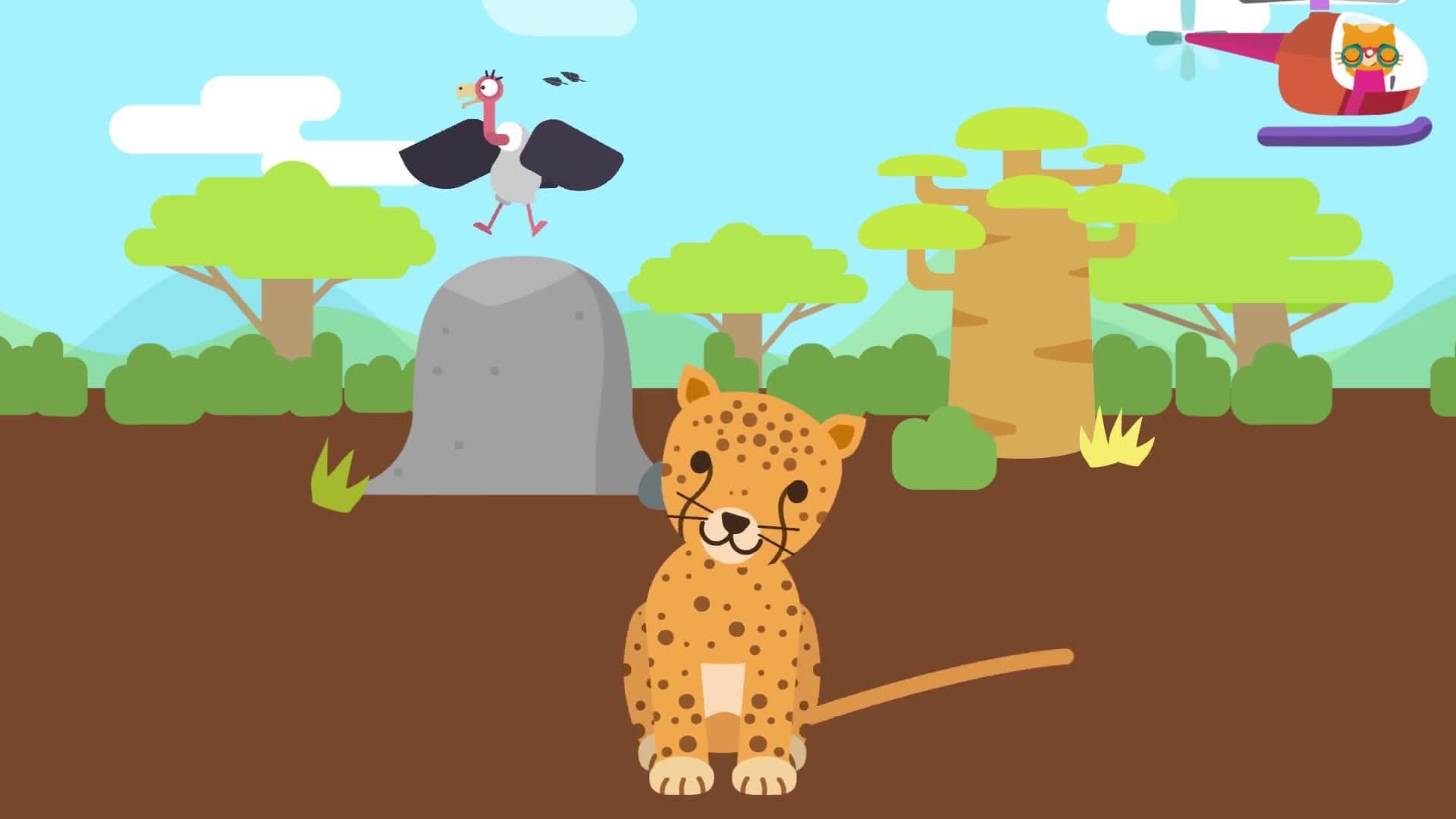 Savannah Song for Kids 🐆🦓🦒 Learn Animal Sounds | Lingokids