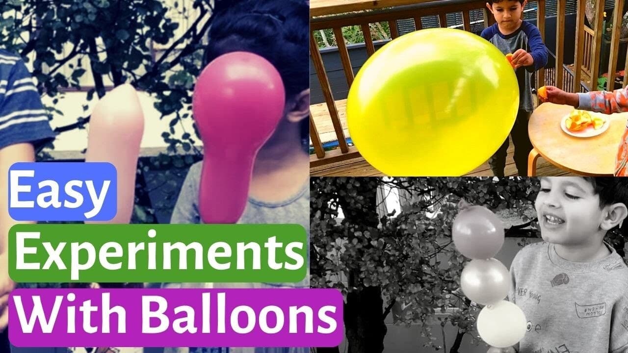 3 Simple Science Experiments Using Balloons