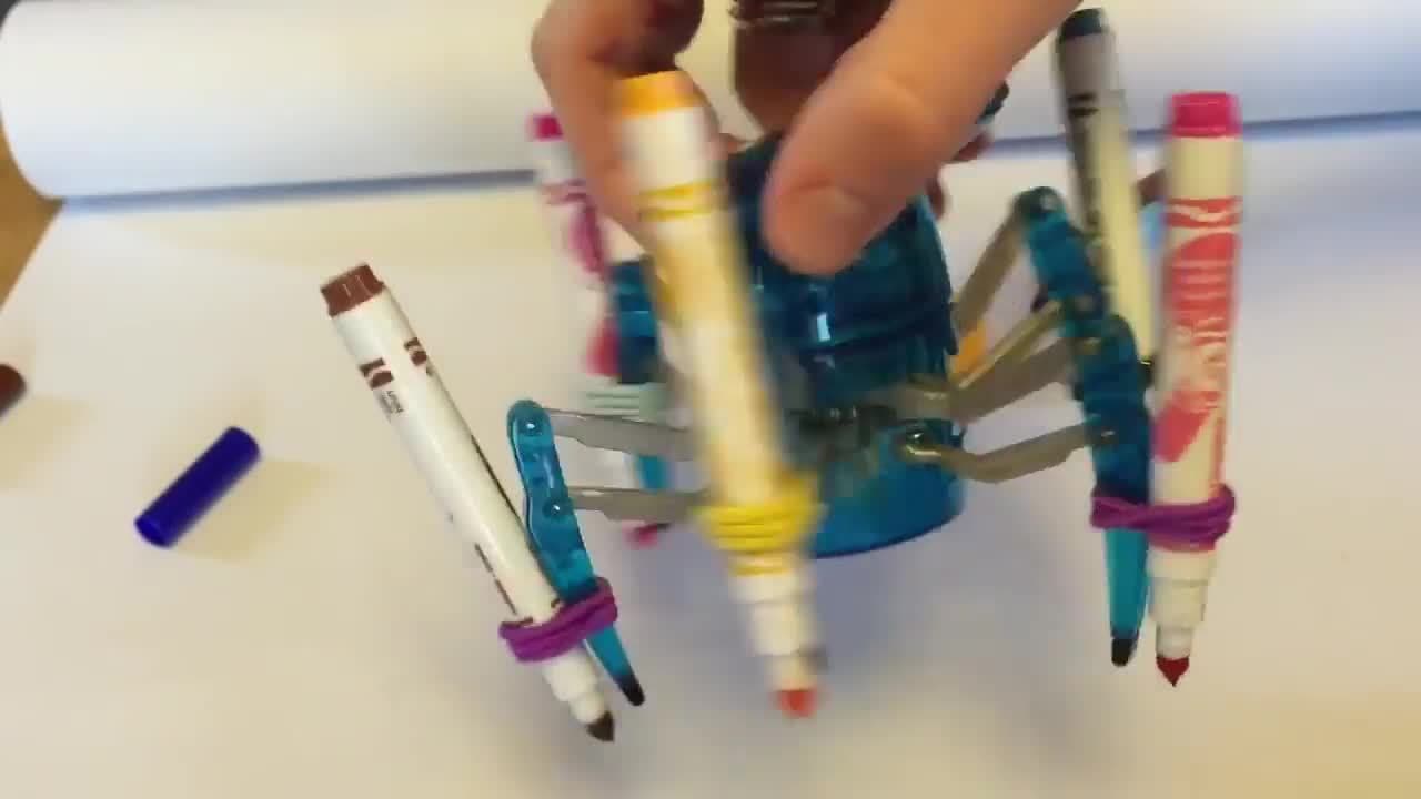 Drawing with a Hexbug Spider