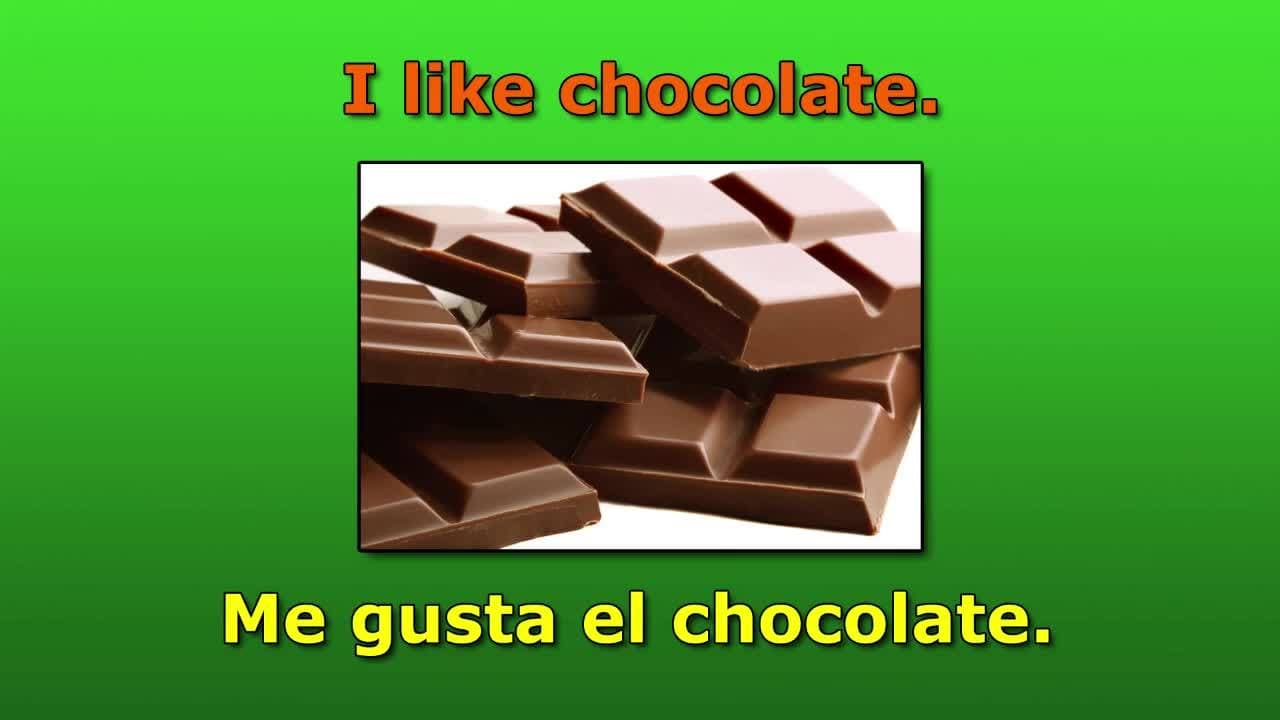 Intro Spanish Lesson: Phrase "to like something" and "to not like something"