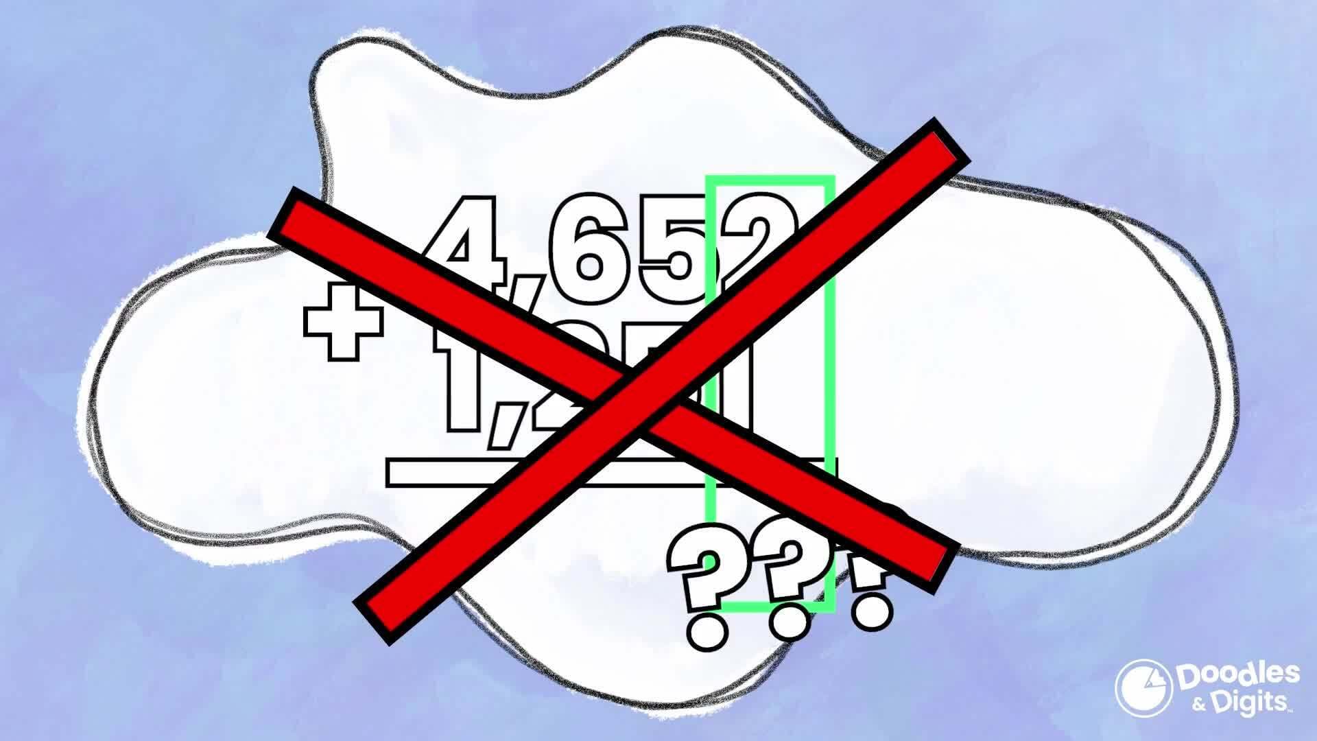 Adding Large Numbers - Multi-Digit Addition