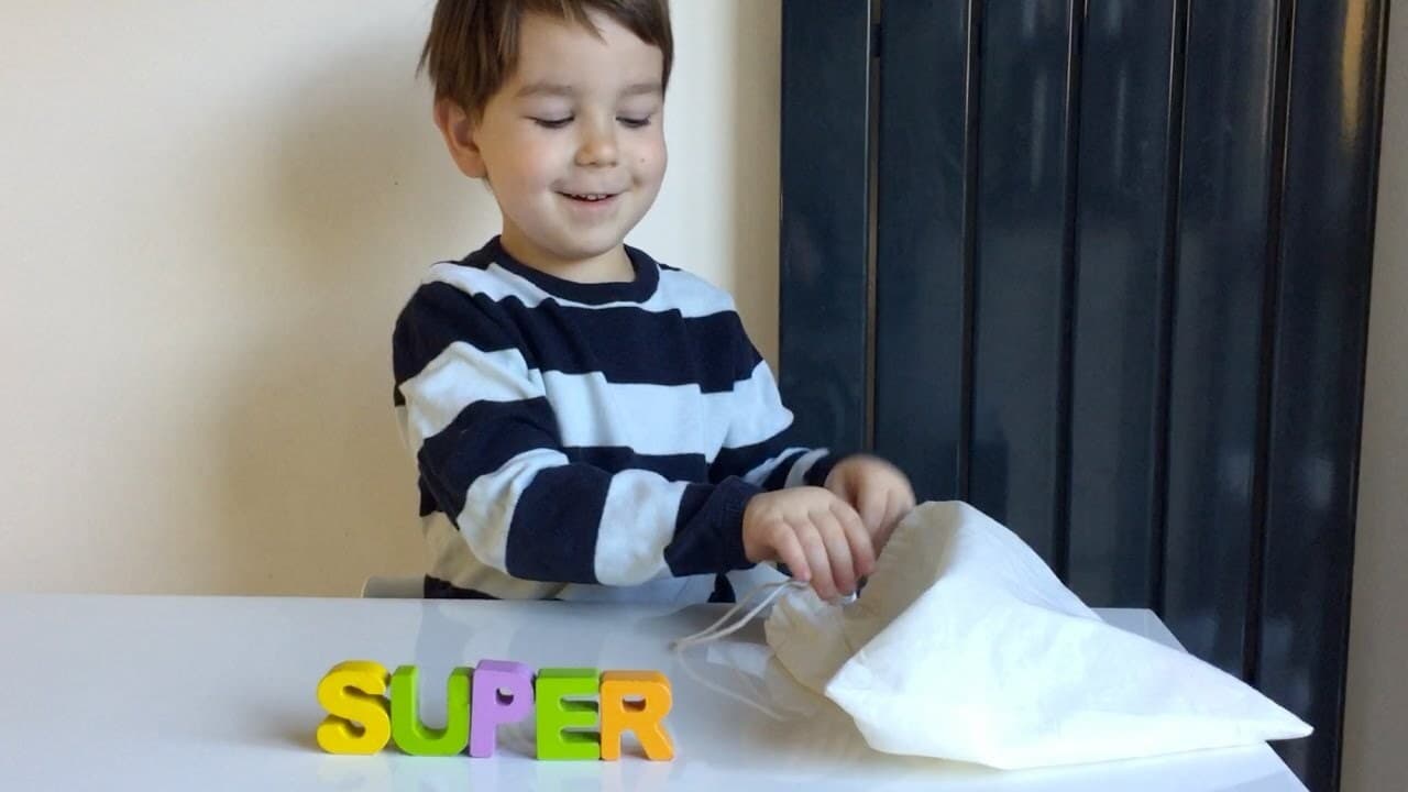 Touch and Feel Letter Bag Activity for Preschoolers