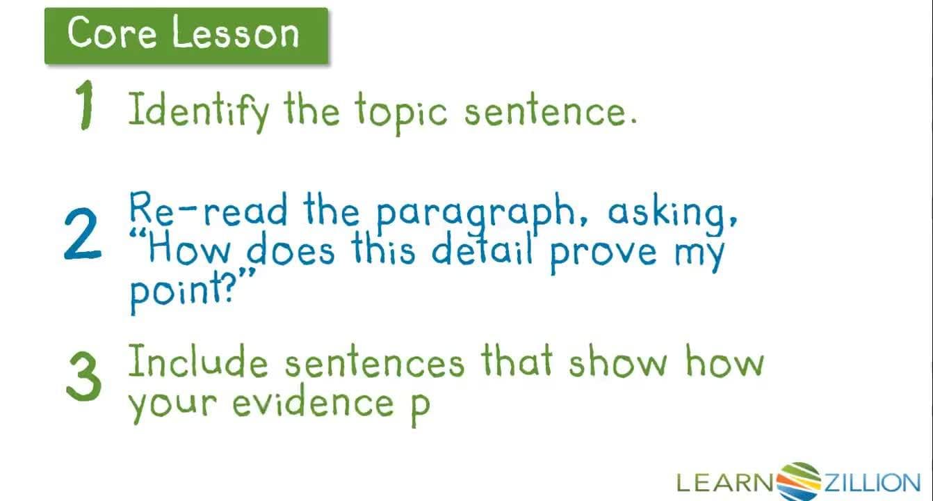 How to Make Sure Your Evidence Proves Your Point in Writing