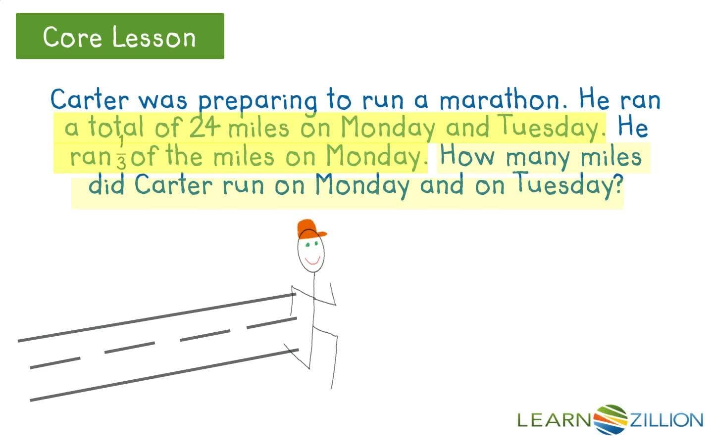 Finding Fractional Parts of a Whole: Using Diagrams and Measurement Scales