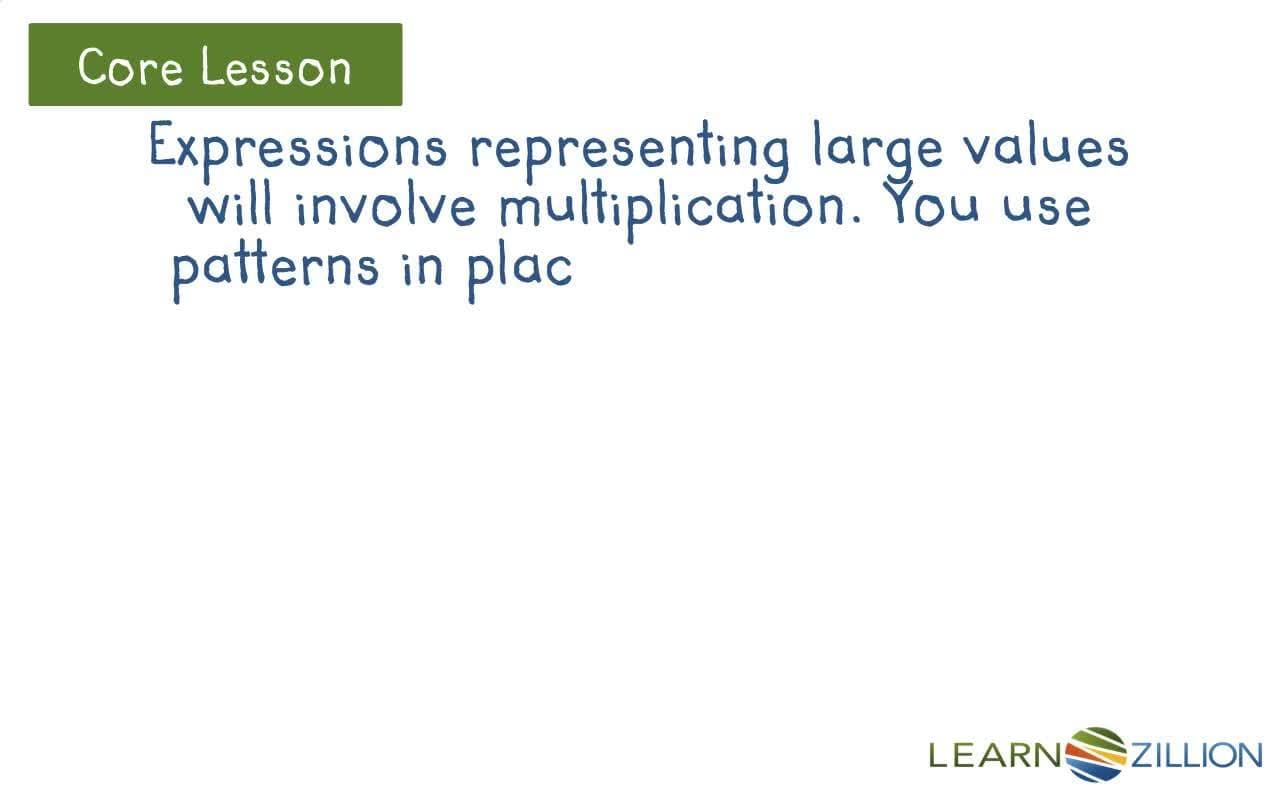 Writing Values as Expressions with Powers of 10