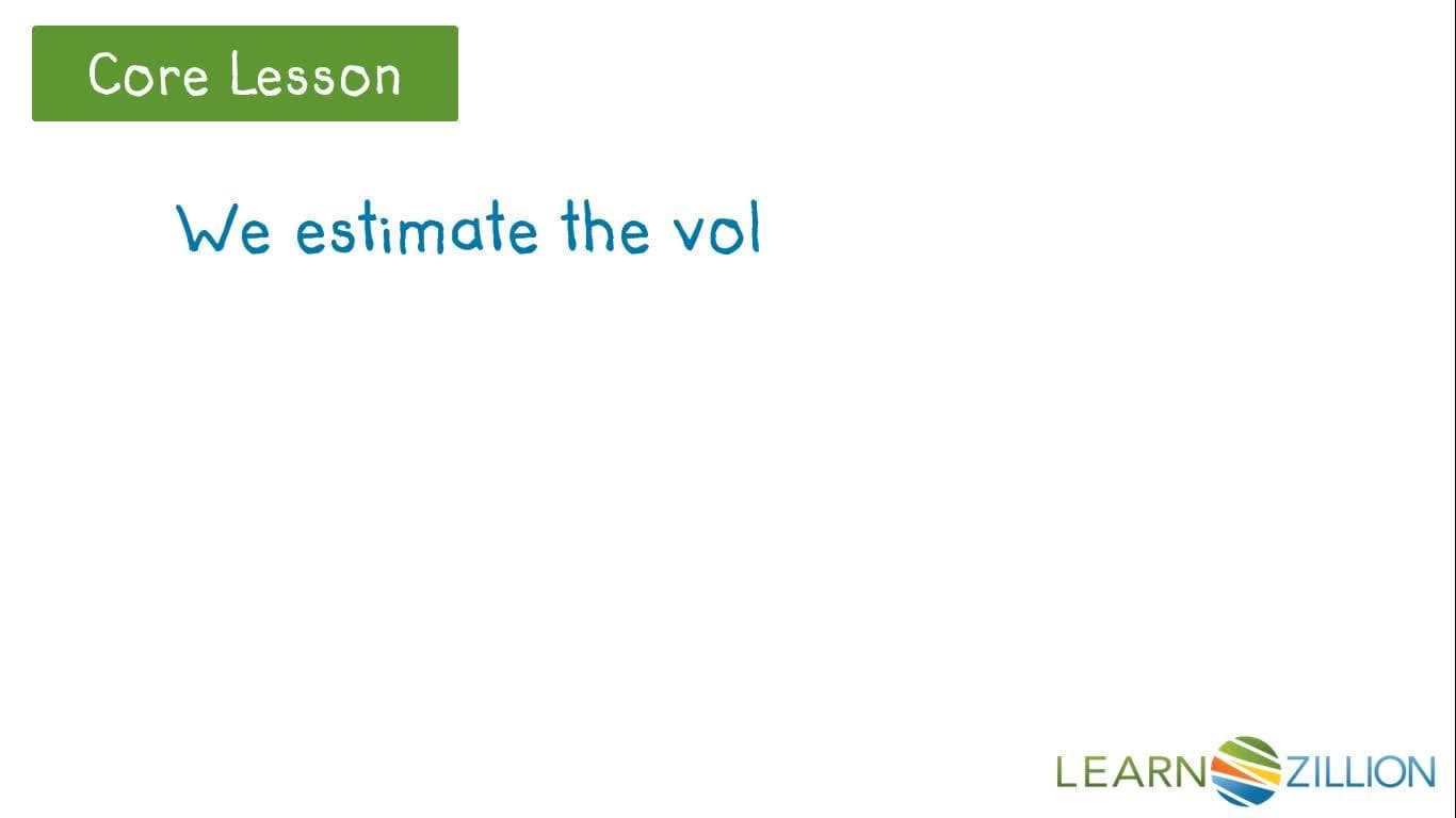 Estimating Liquid Volume