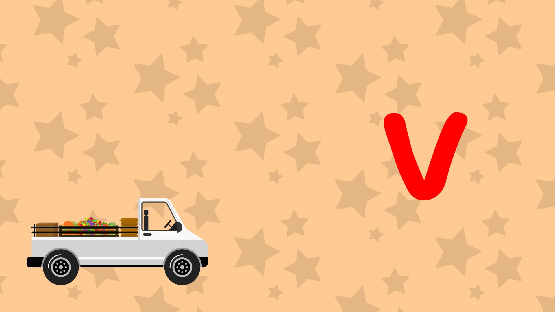 v Is For van - Lower Case