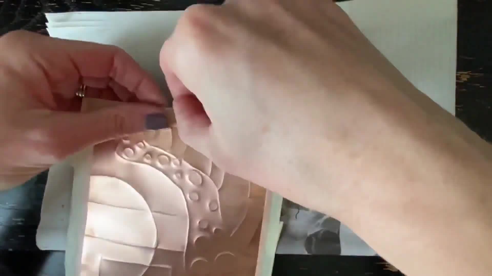 Repousse (Metal Tooling) with Geometric and Organic Shapes