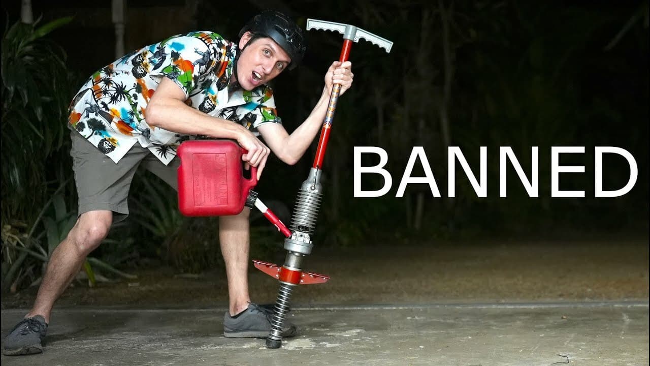 Dangerous Toys - Gas Powered Pogo Stick from 1960's