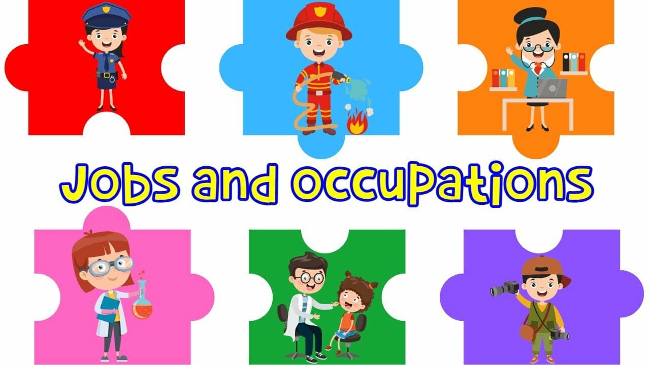 Jobs and occupations | What Am I? Quiz | ESL Kids | 4K