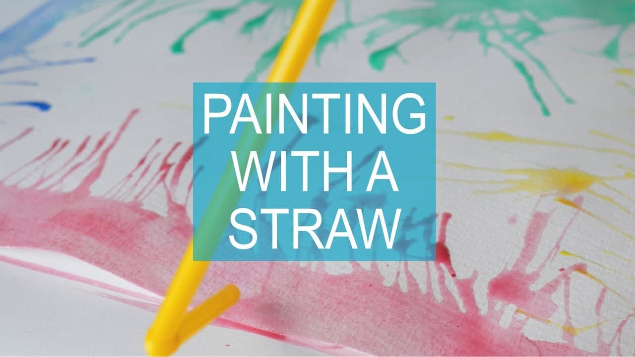 Art Activity: Blow Paint