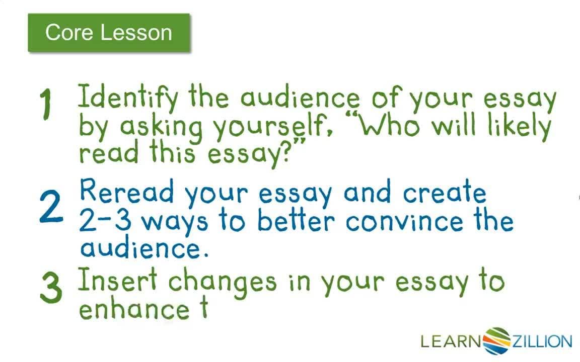 Revising Your Essay to Target Your Audience