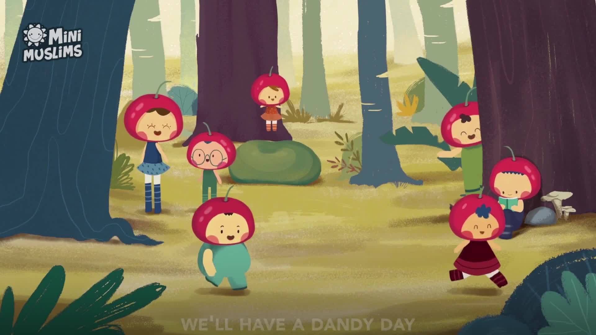 Muslim Songs For Kids 🍒 Pretty Little Cherry ☀️ MiniMuslims