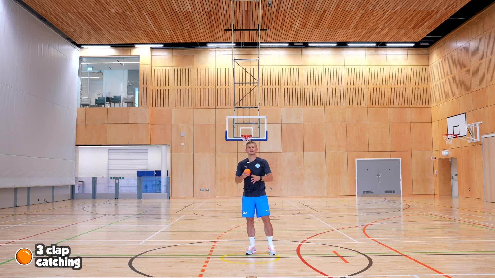 High bounce ball - 3 clap catching