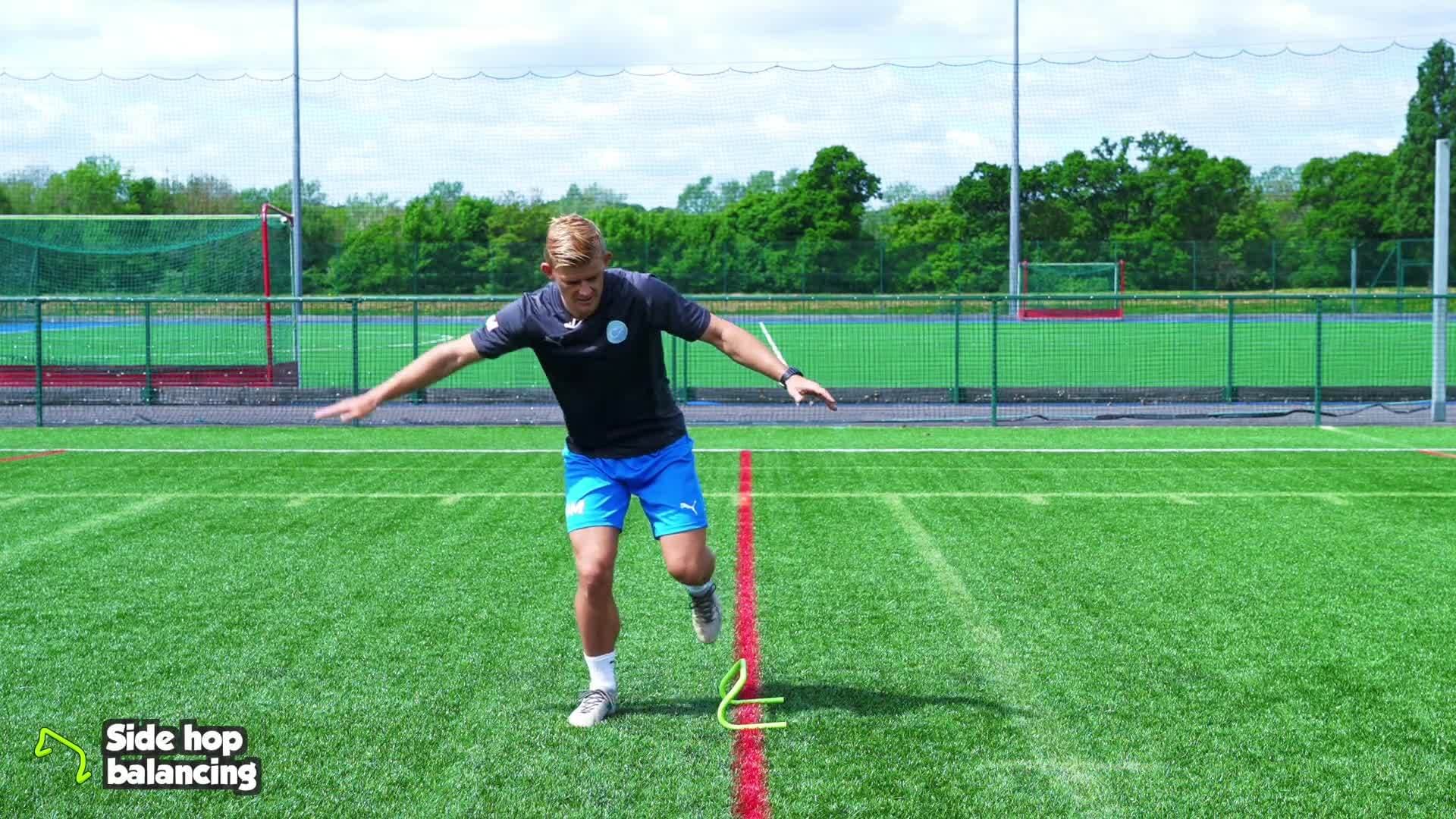 Moving - Side hop balancing