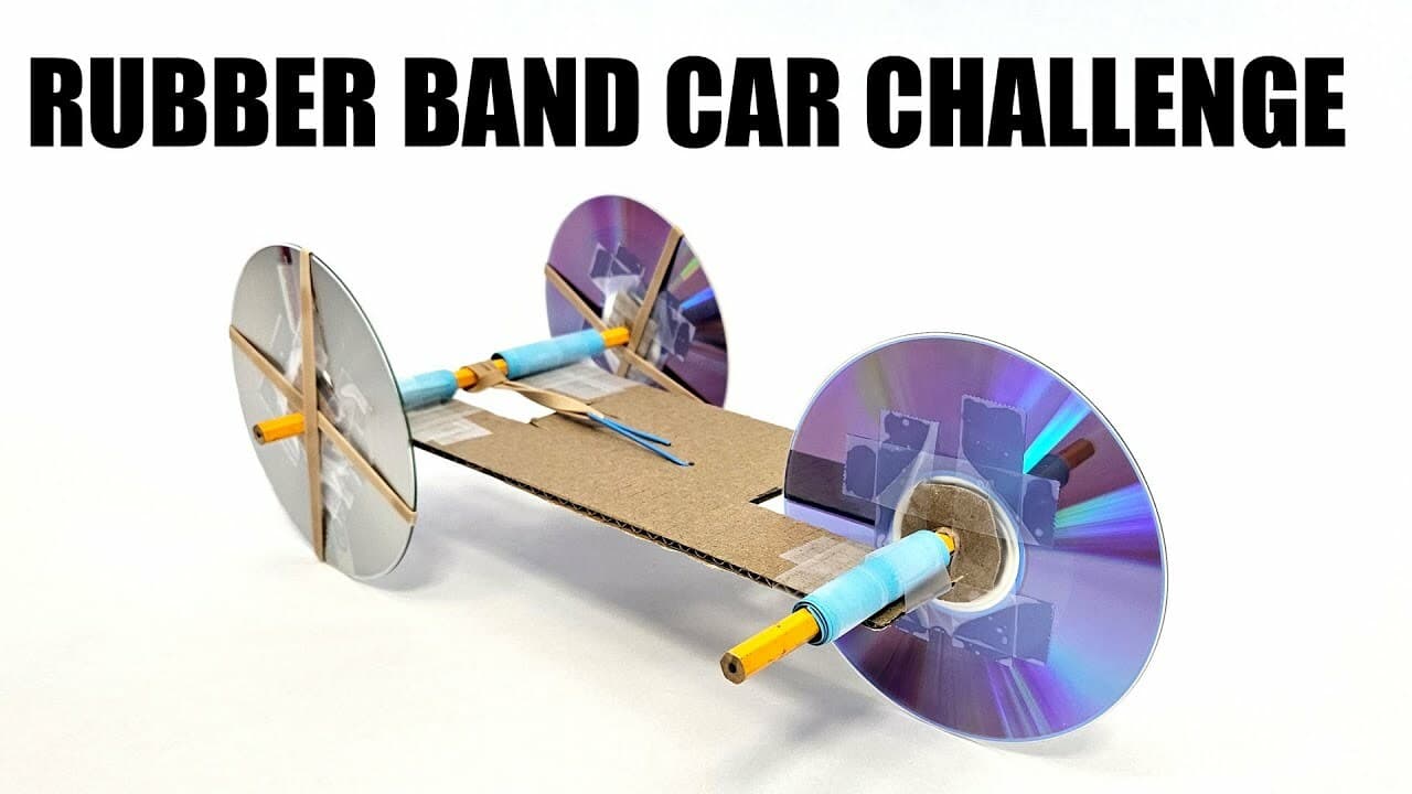 Rubber Band Car | 2024 Science Buddies Engineering Challenge