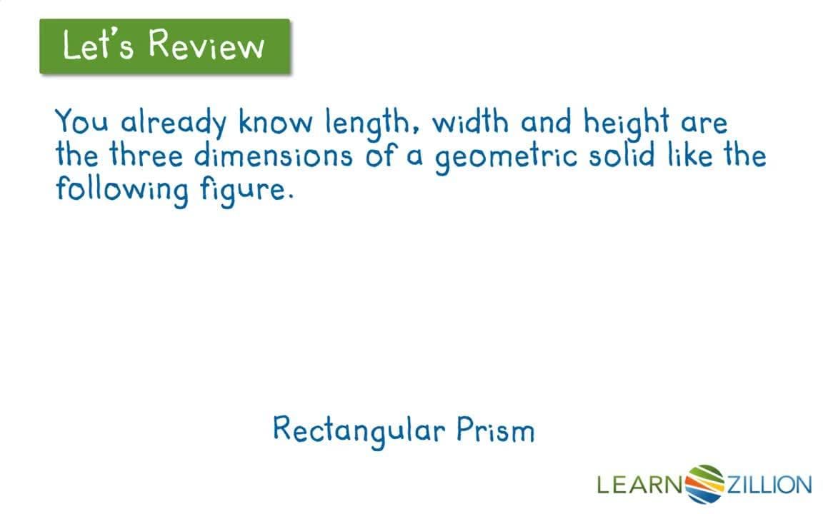 Introduction to Finding the Volume of Rectangular Prisms