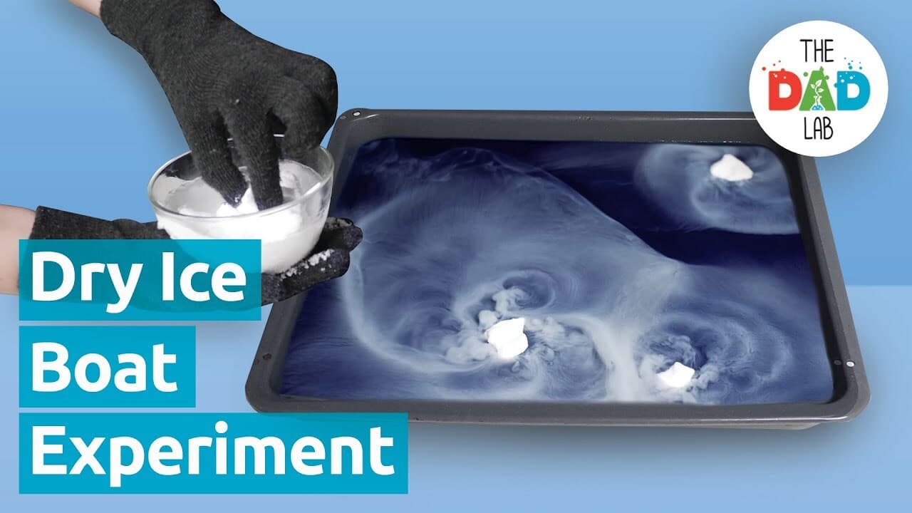 Floating Dry Ice Experiment
