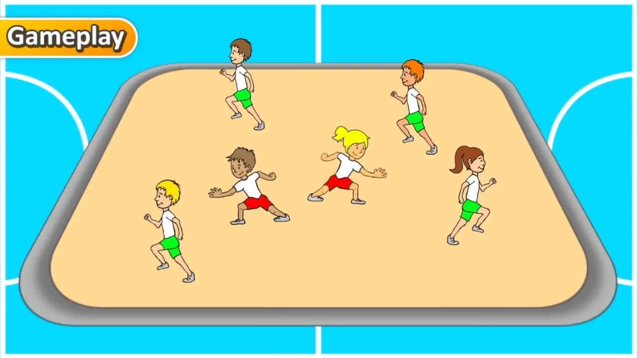 Tip & tag warm-up game: 'Silly Bananas' (K-3) | Teaching Fundamentals of PE