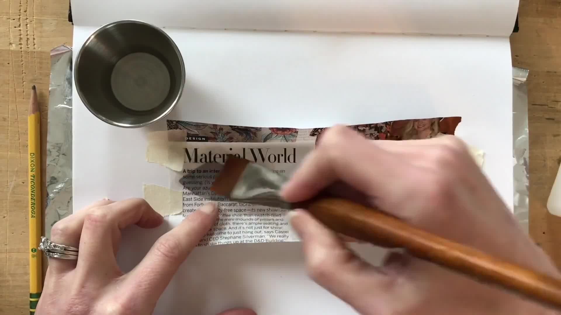 How to Create an Acetone Image Transfer From Magazine: Quick Tutorial!