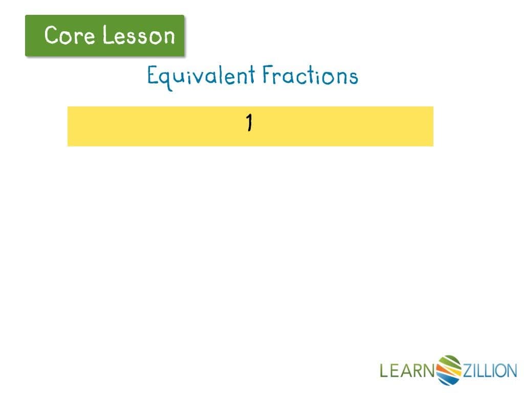 Recognizing Equivalent Fractions Using Fraction Strips