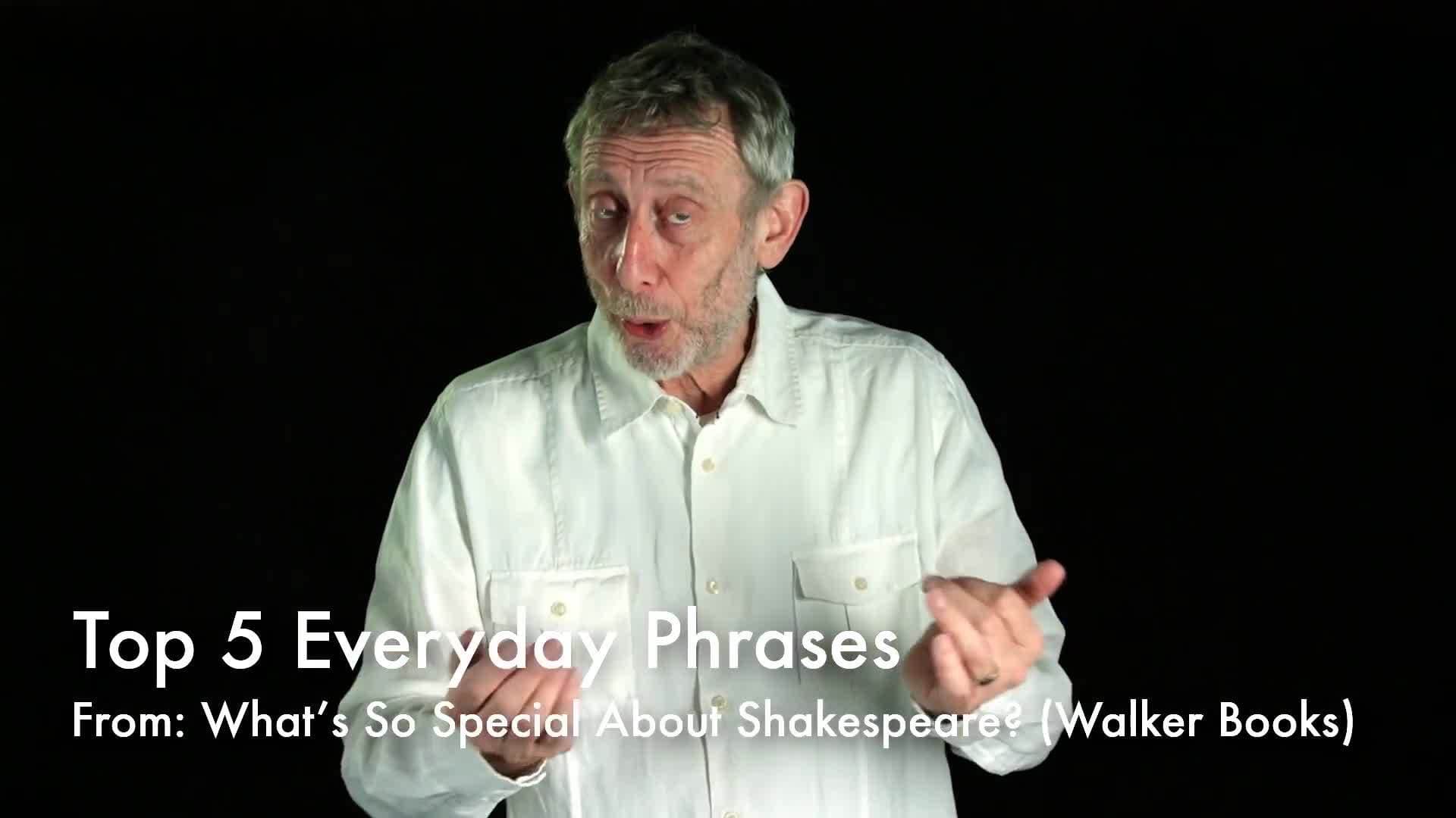 Top 5 Everyday Phrases from Shakespeare | BOOK