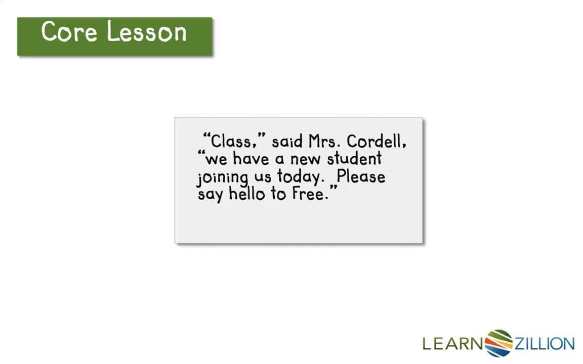 Fluently Reading Dialogue: Using Punctuation as Signposts