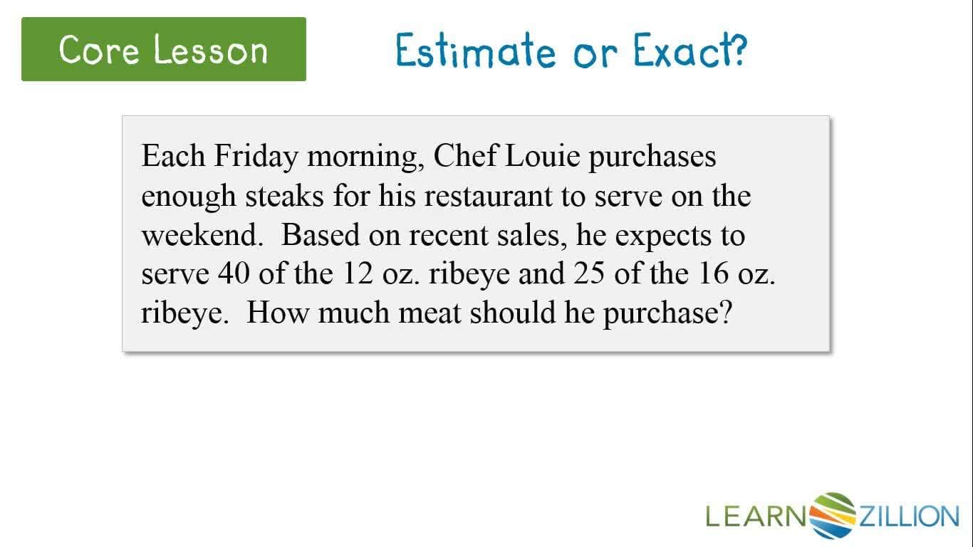 Determining the Level of Accuracy Needed