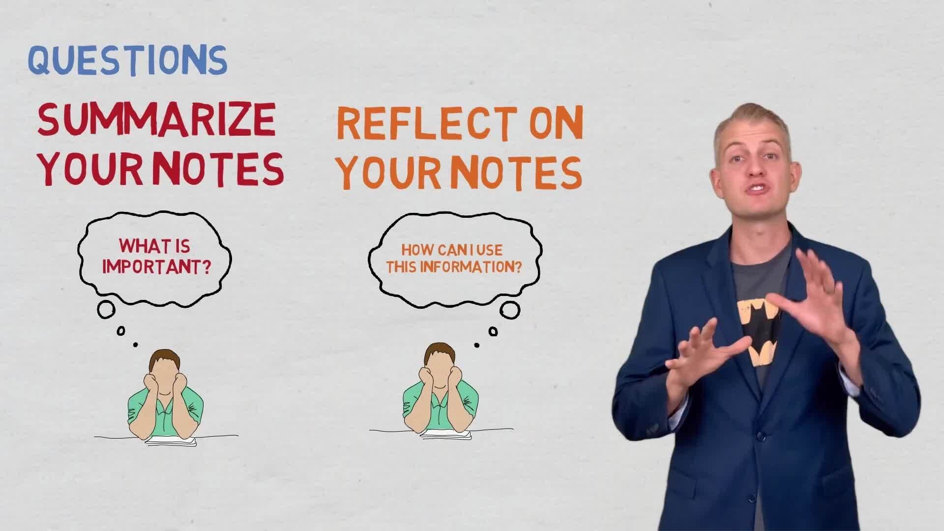 Studying Your Notes: How to Write a Summary and Reflection