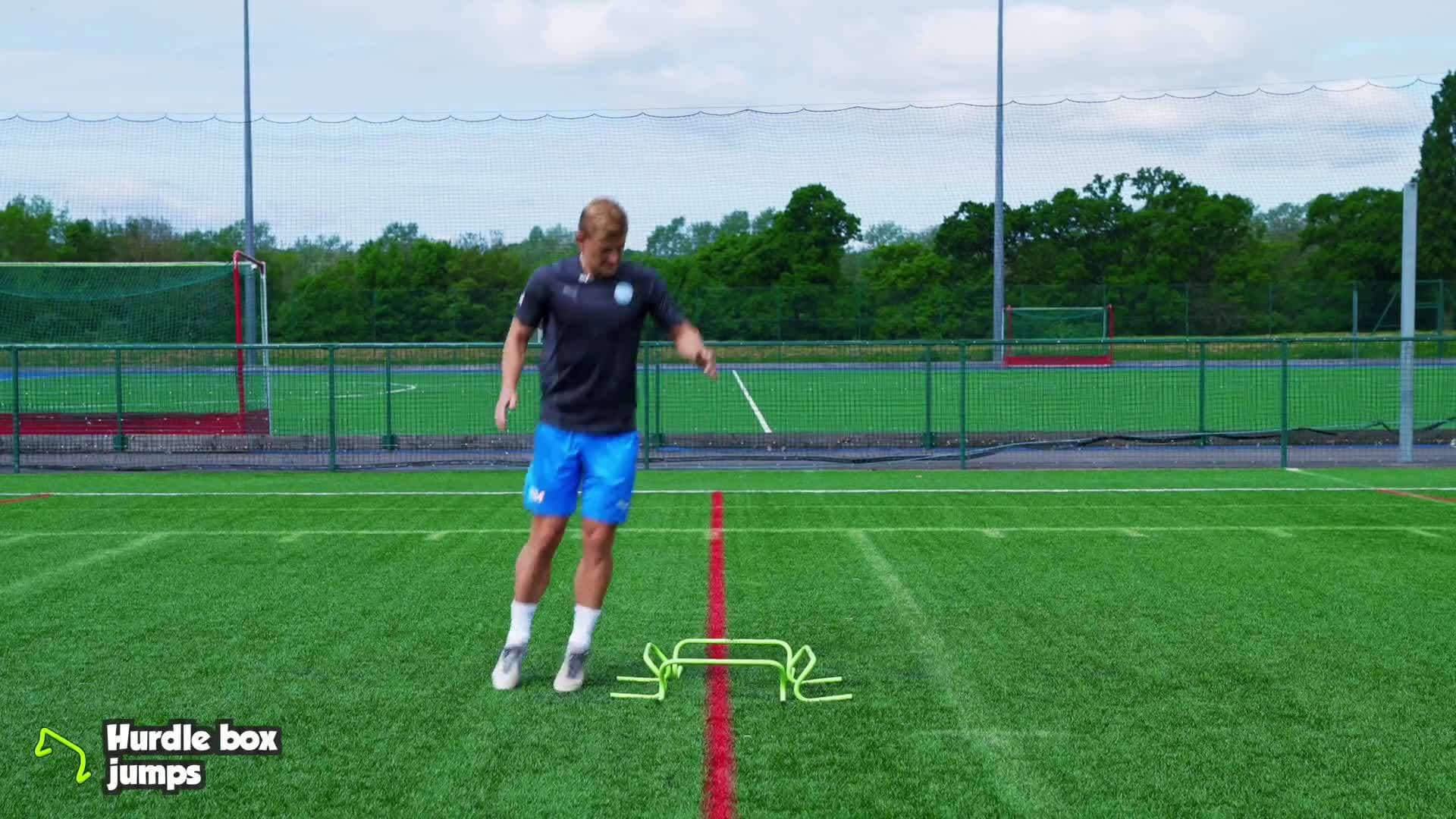 Moving - Hurdle box jumps