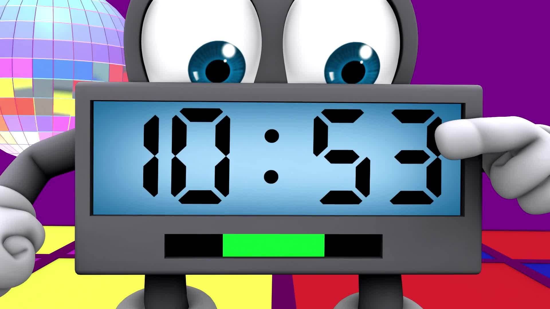 Telling Time - How to Read a Digital Clock