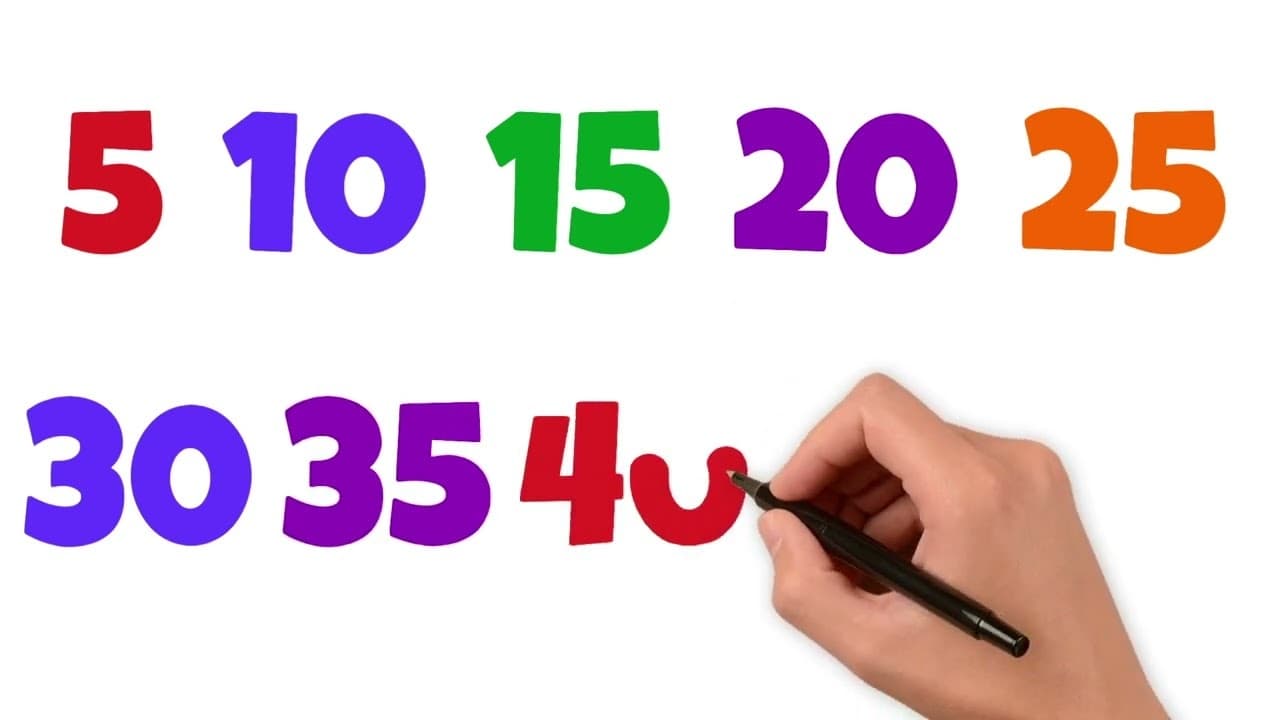 Learn how to Count Up In 5s