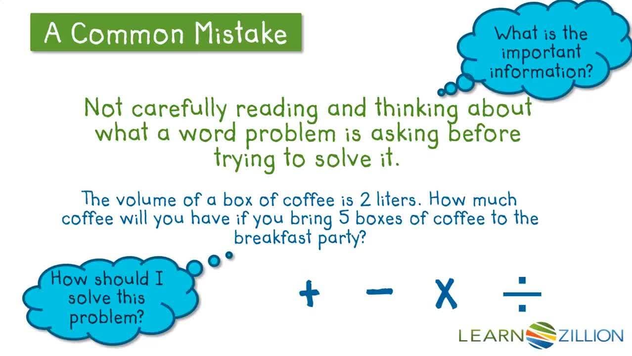 Solving Multiplication and Division Word Problems About Volume