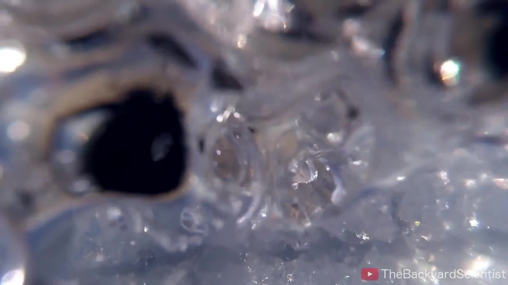Molten Aluminum Vs 'Spitballs' - SO COOL!! (water balz)